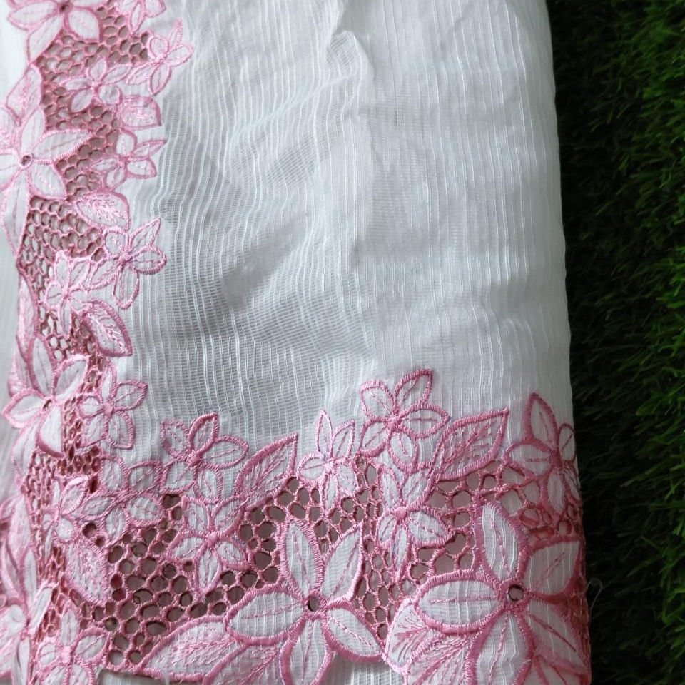 Thumbnail: Easter special saree Kota saree in Pure White ...