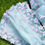 Thumbnail: Lightweight Kota baptism saree in light blue