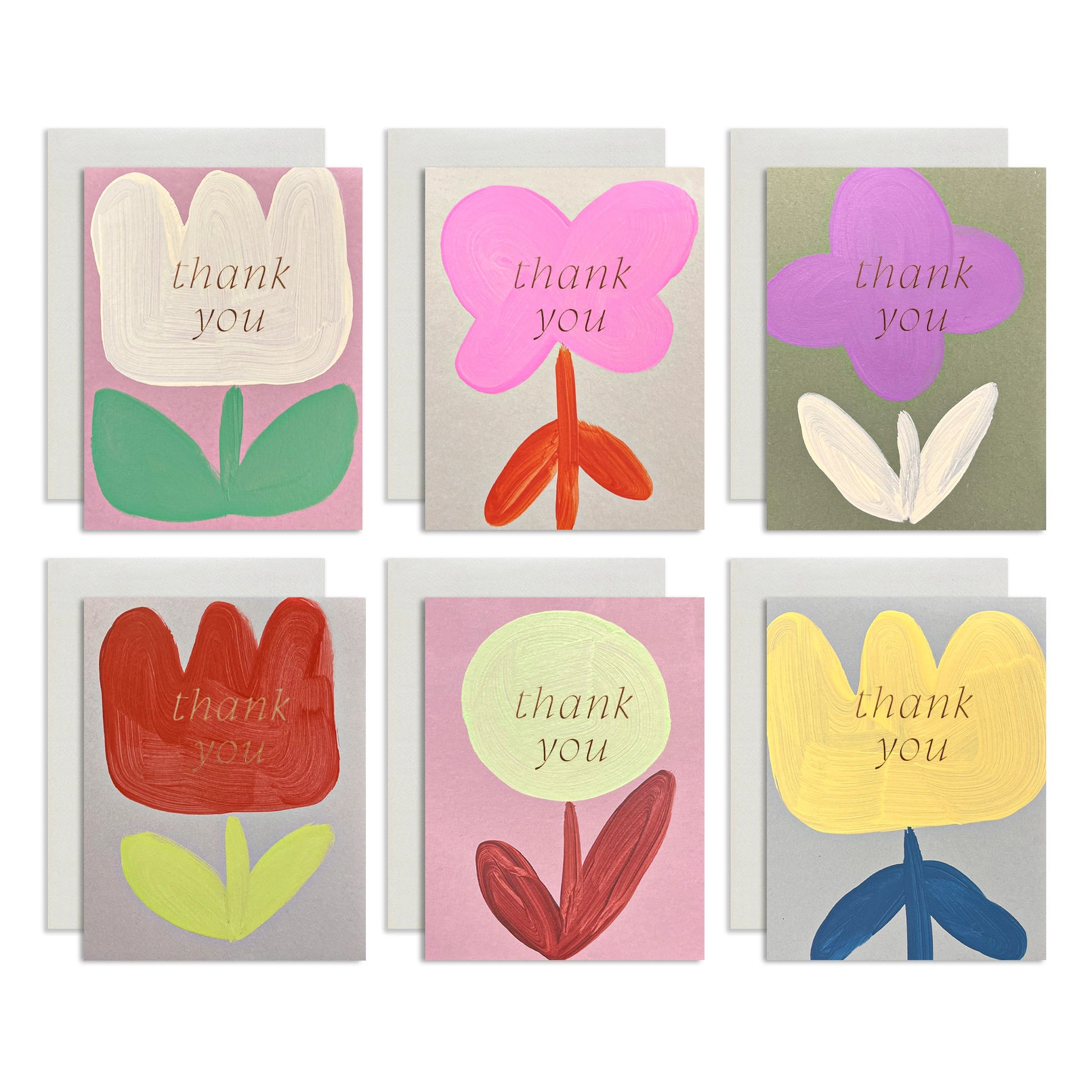 Moglea 'Daisy' Thank You Card Set