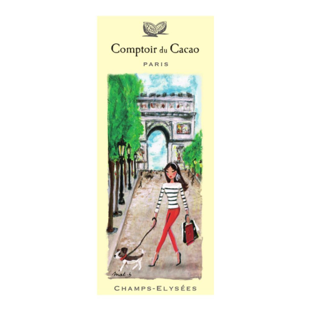 Comptoir du Cacao 'Champs Elysées' Dark Chocolate Bar