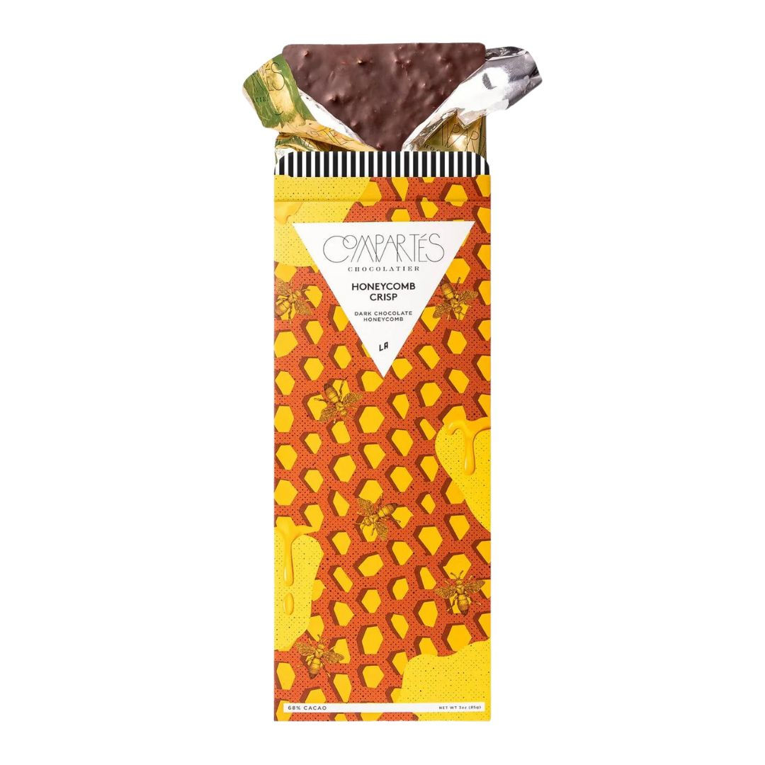 Compartes Honeycomb Crisp Dark Chocolate Bar