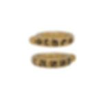 small gold "wtf" charm holder