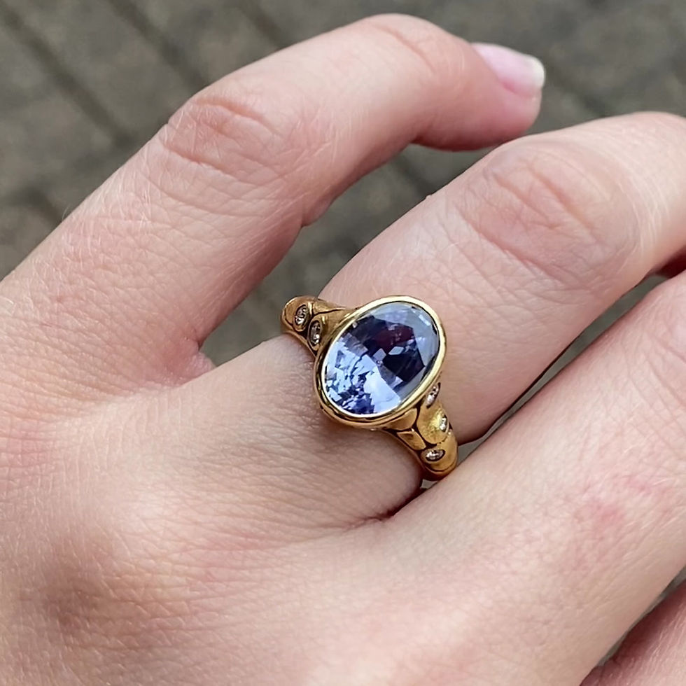 Thumbnail: color change sapphire 'monica' ring