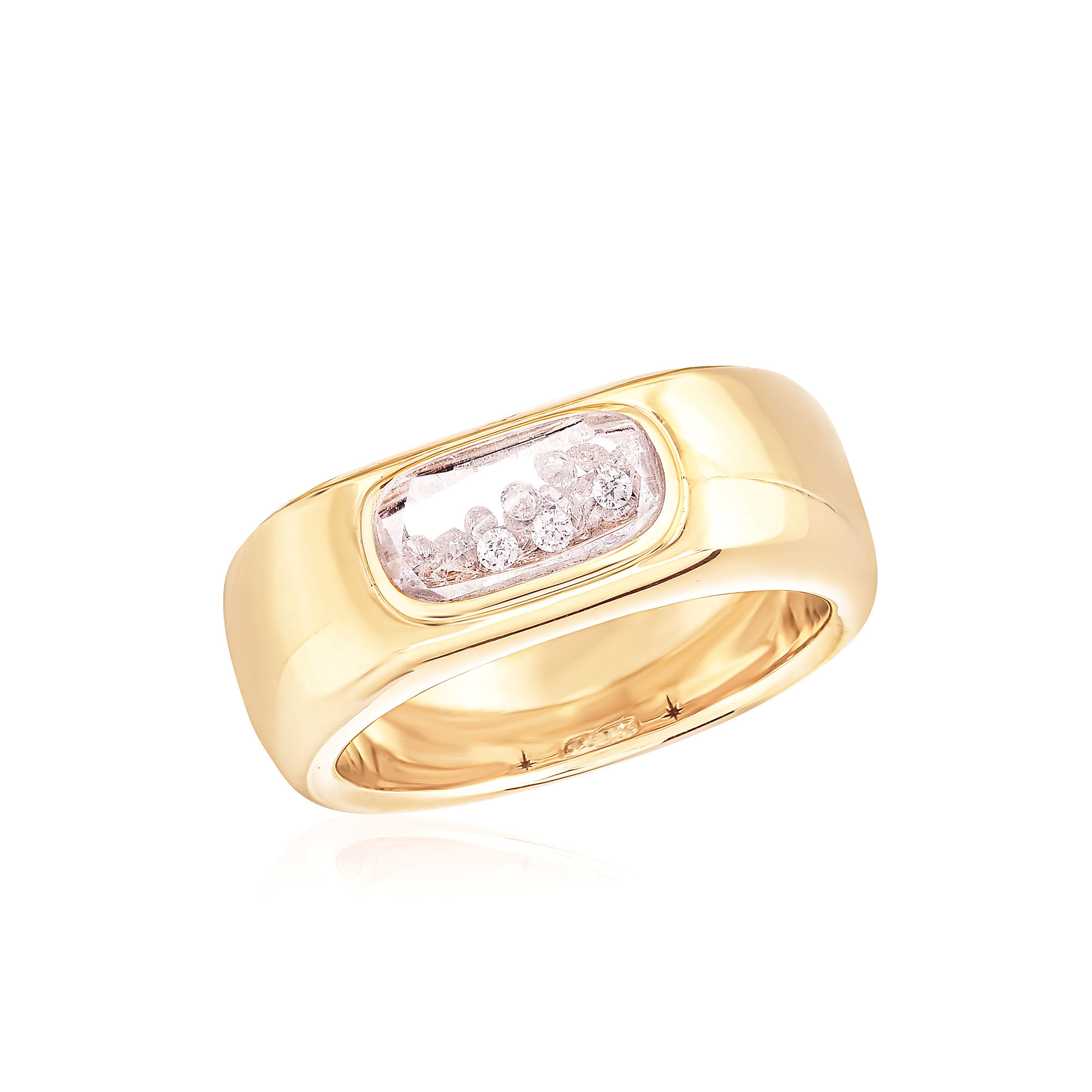 diamond shaker 'dalia' cigar band ring