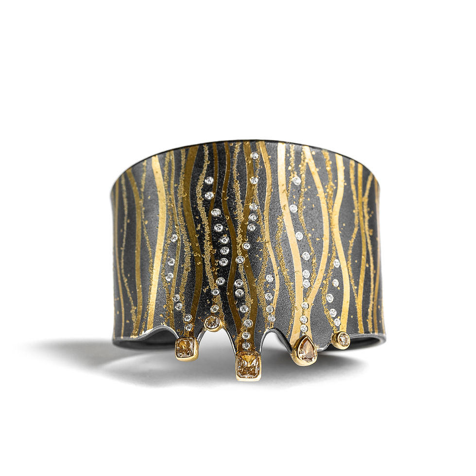 brown diamond cuff bracelet