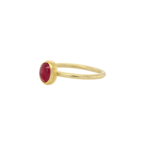 ruby cabochon ring | Maxs Jewelry