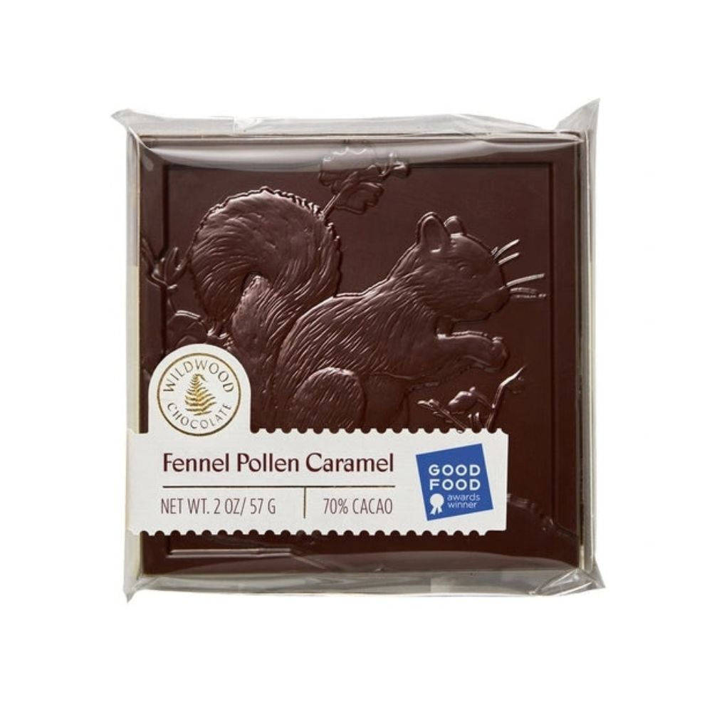 Wildwood Fennel Pollen Caramel Chocolate Bar