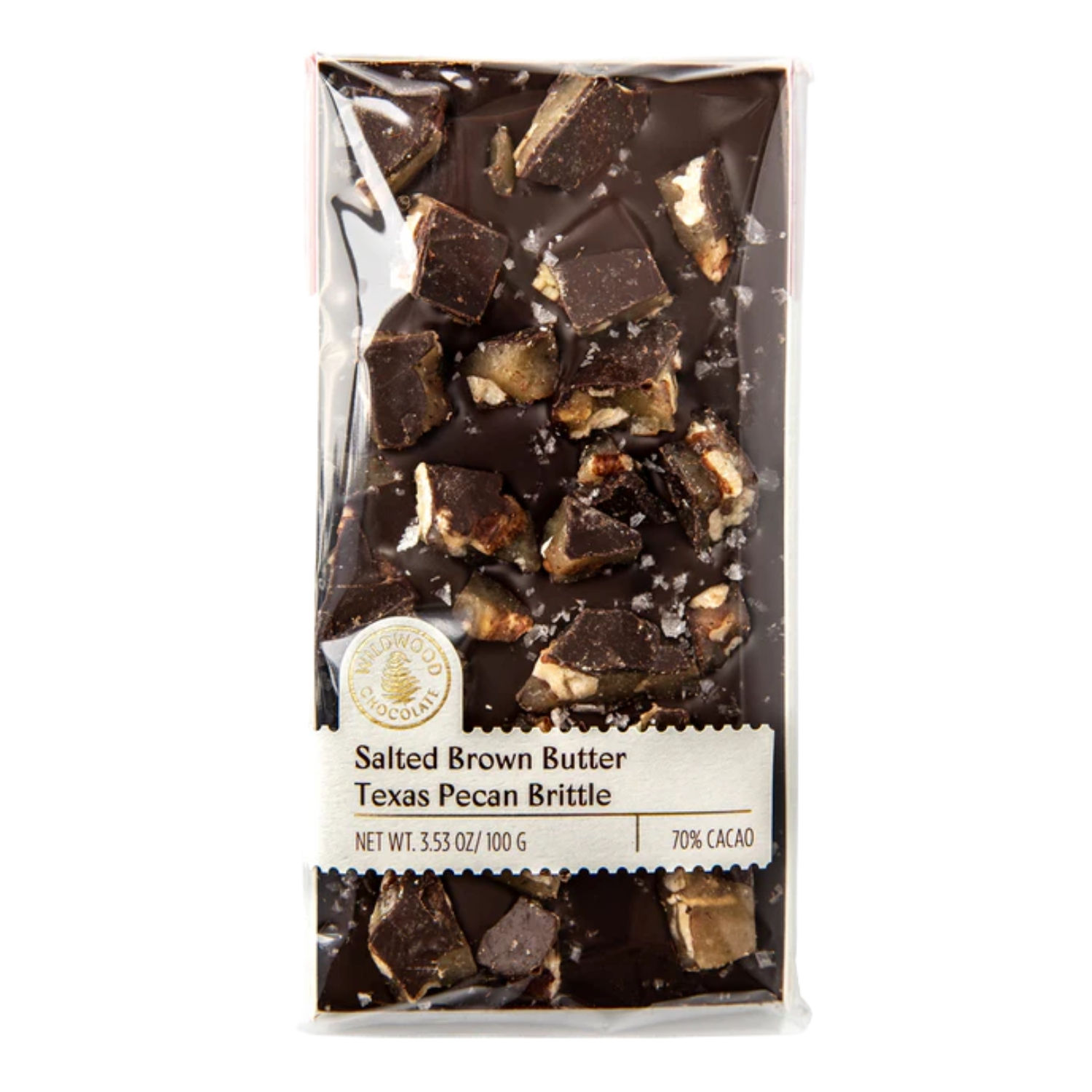 Wildwood Chocolate Salted Brown Butter Texas Pecan Brittle Bar