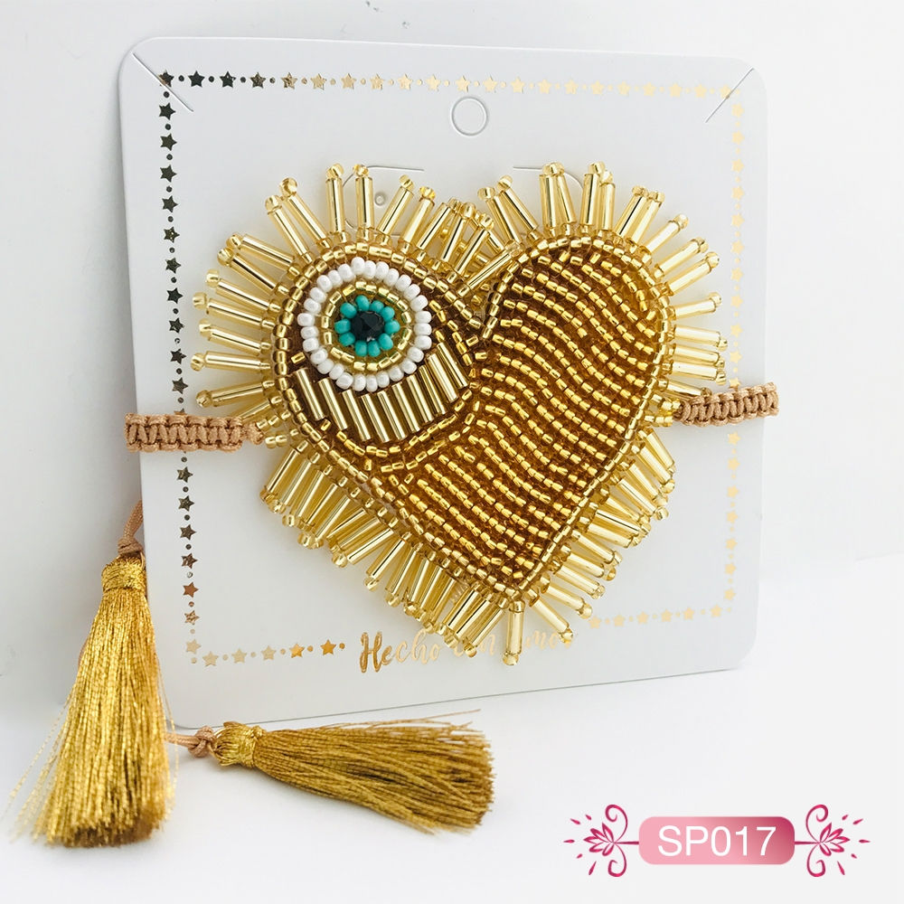 SP017-Pulsera en Mostacilla Checa