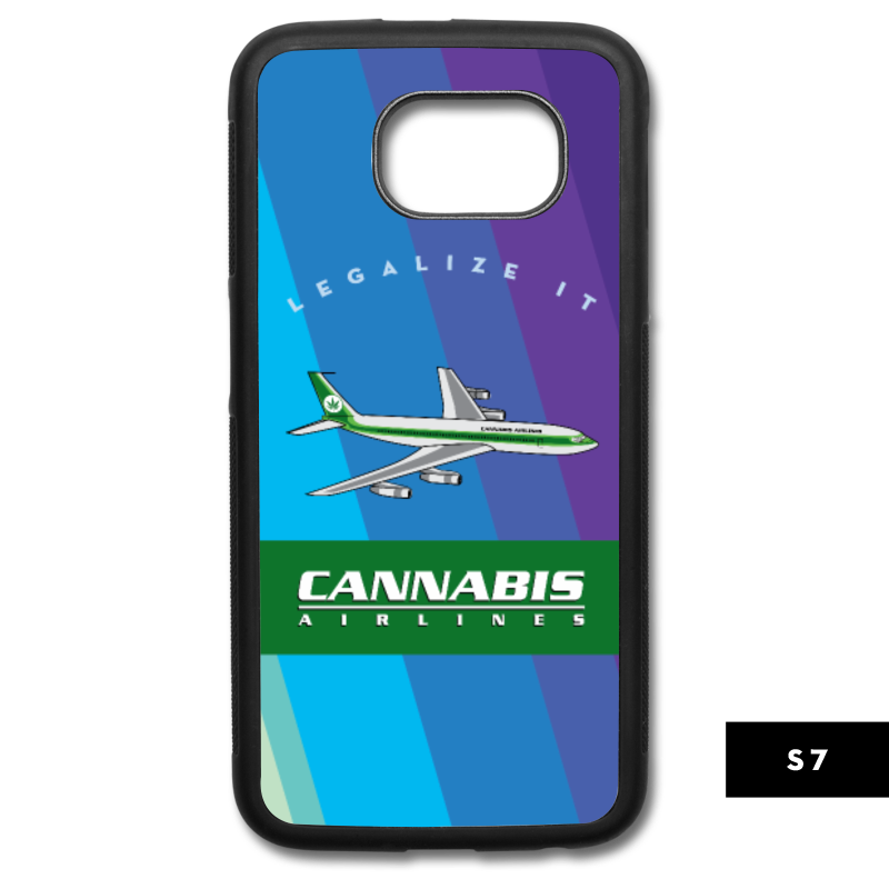 Thumbnail: CANNABIS AIRLINES Galaxy Rubber Case S5■S6/E■S7/E