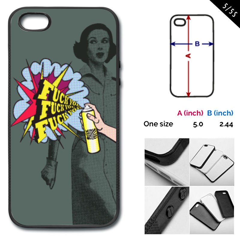 Thumbnail: FUCK YOU iPhone Rubber Case 5■5S■5C■SE