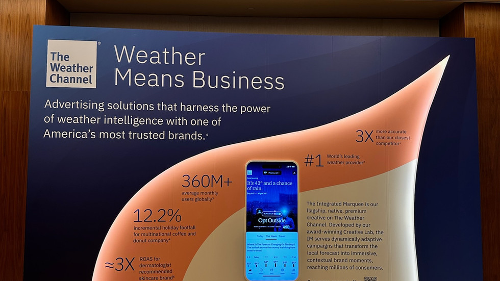 The Weather Channel Booth