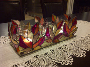 Canadiana Candle Holder