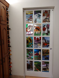 Backside of door