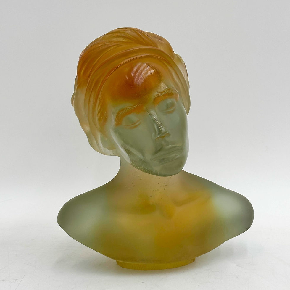 Thumbnail: Daum Pate de Verre Glass Sculpture La Persane MP Deville Chabrolle Ltd Ed/375