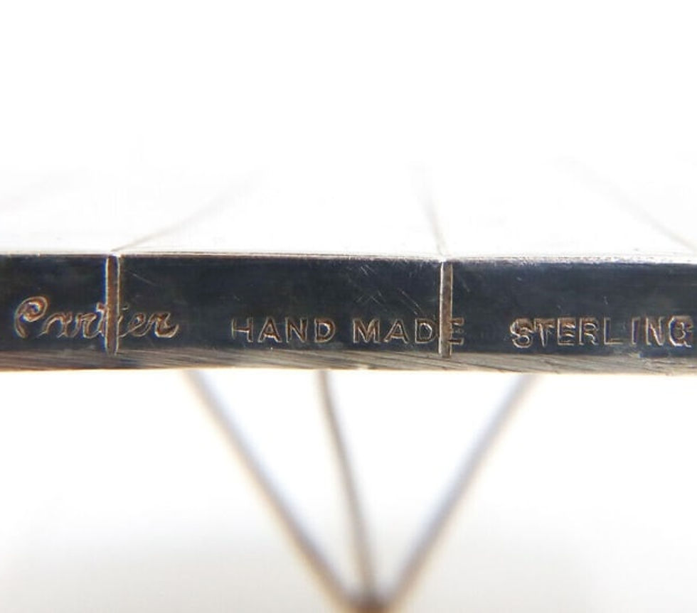 Thumbnail: Cartier Sterling Silver Hand Made Model of a Wheel Barrow 20th Century