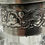 Thumbnail: Gorham Sterling Silver and Cut Glass Wine Decanter Etched Flowers