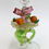 Thumbnail: Bucella Cristalli Murano Venetian Art Glass Vase Fruits Mid Century