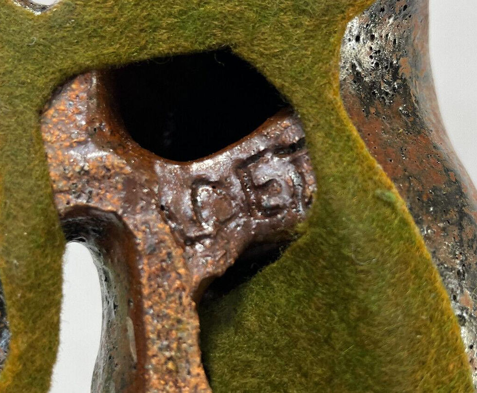 Thumbnail: Loet Vanderveen (Dutch, 1921-2015) Ceramic Pottery Deer Sculpture