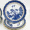 Thumbnail: 12pc Booths England Porcelain Real Old Willow Blue Bowls & Plates for 4 c1940