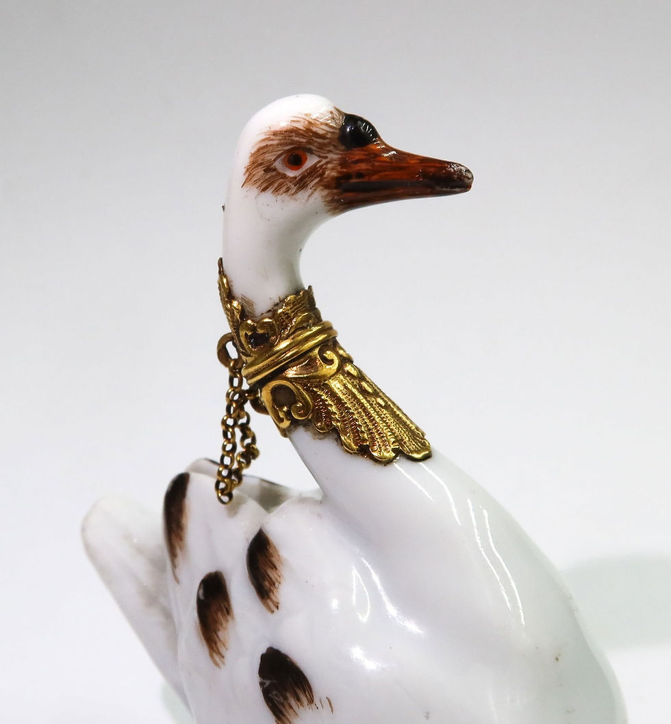 Thumbnail: St. James Scent Bottle, circa 1755 by Charles Gouyn