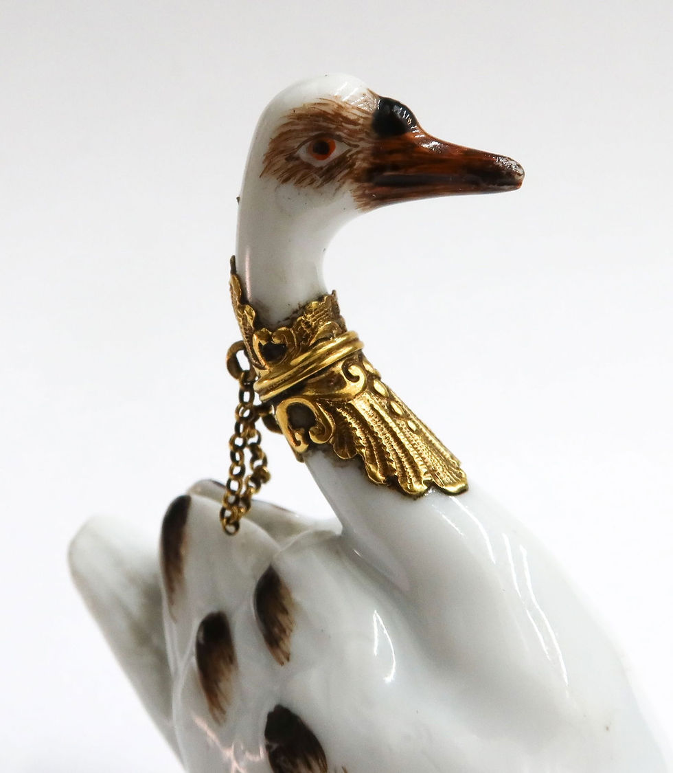 Thumbnail: St. James Scent Bottle, circa 1755 by Charles Gouyn