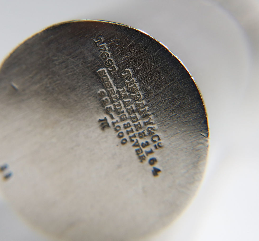 Thumbnail: Tiffany & Co. Makers Sterling Silver Vanity Perfume Flask #17691 circa 1910