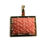 Thumbnail: Gump's 750 18k Yellow Gold and Braided Coral Necklace Pendant