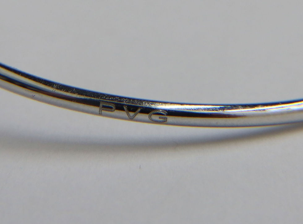 Thumbnail: Italian 750 White Gold  Ombre Via Fiori Scuri Blue Topaz Diamond Cuff Bracelet