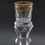 Thumbnail: Moser Czech Cut Glass and Gilt Leaf Candle Stick Holder