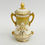 Thumbnail: Coalport England Gilt Enameled Miniature Porcelain Covered Urn Enameled c1900