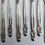 Thumbnail: 11 Georg Jensen Sterling Silver Cocktail Forks  in Acorn Mid Century