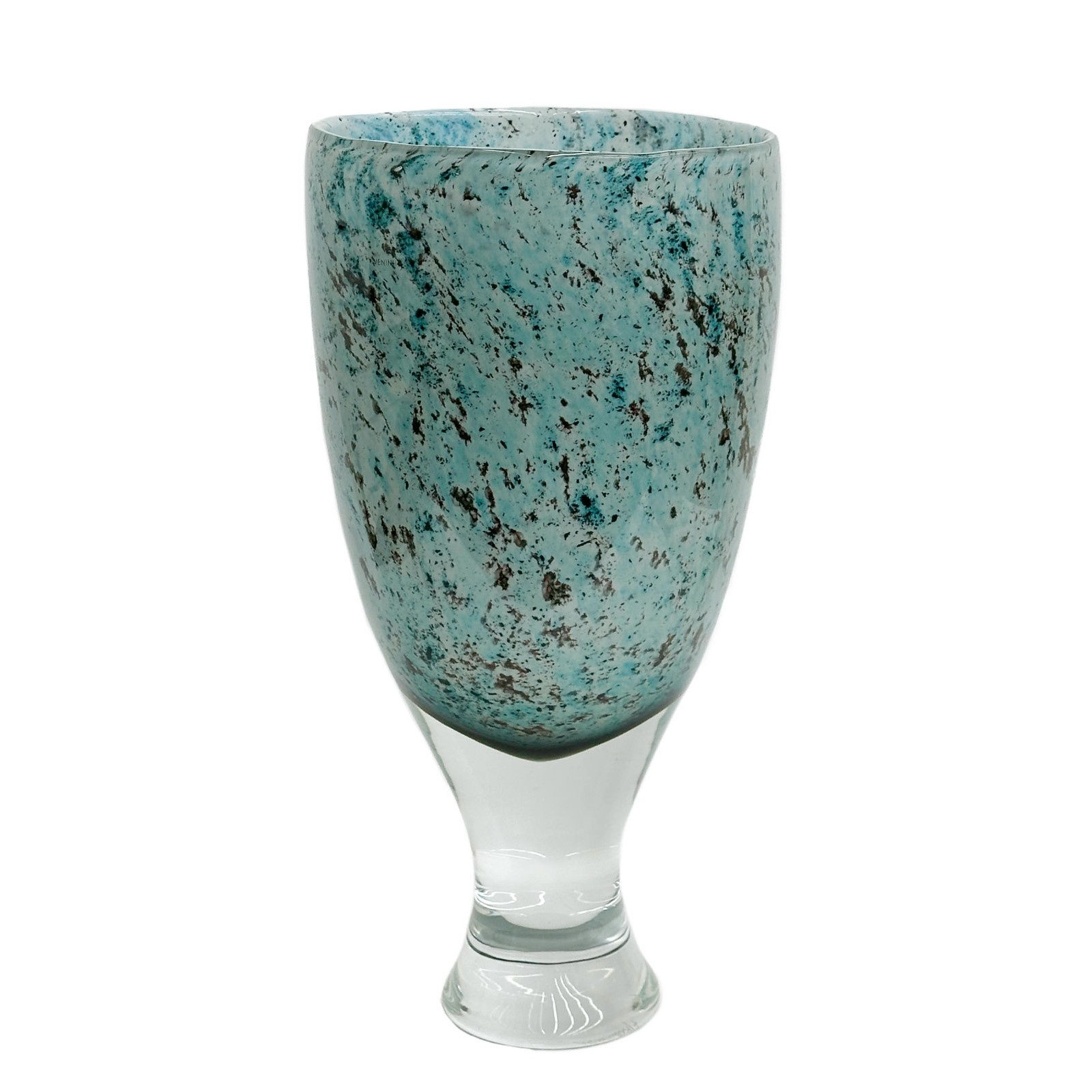 Venini Murano Sommersi Rame Series Large 19in Art Glass Vase 2009