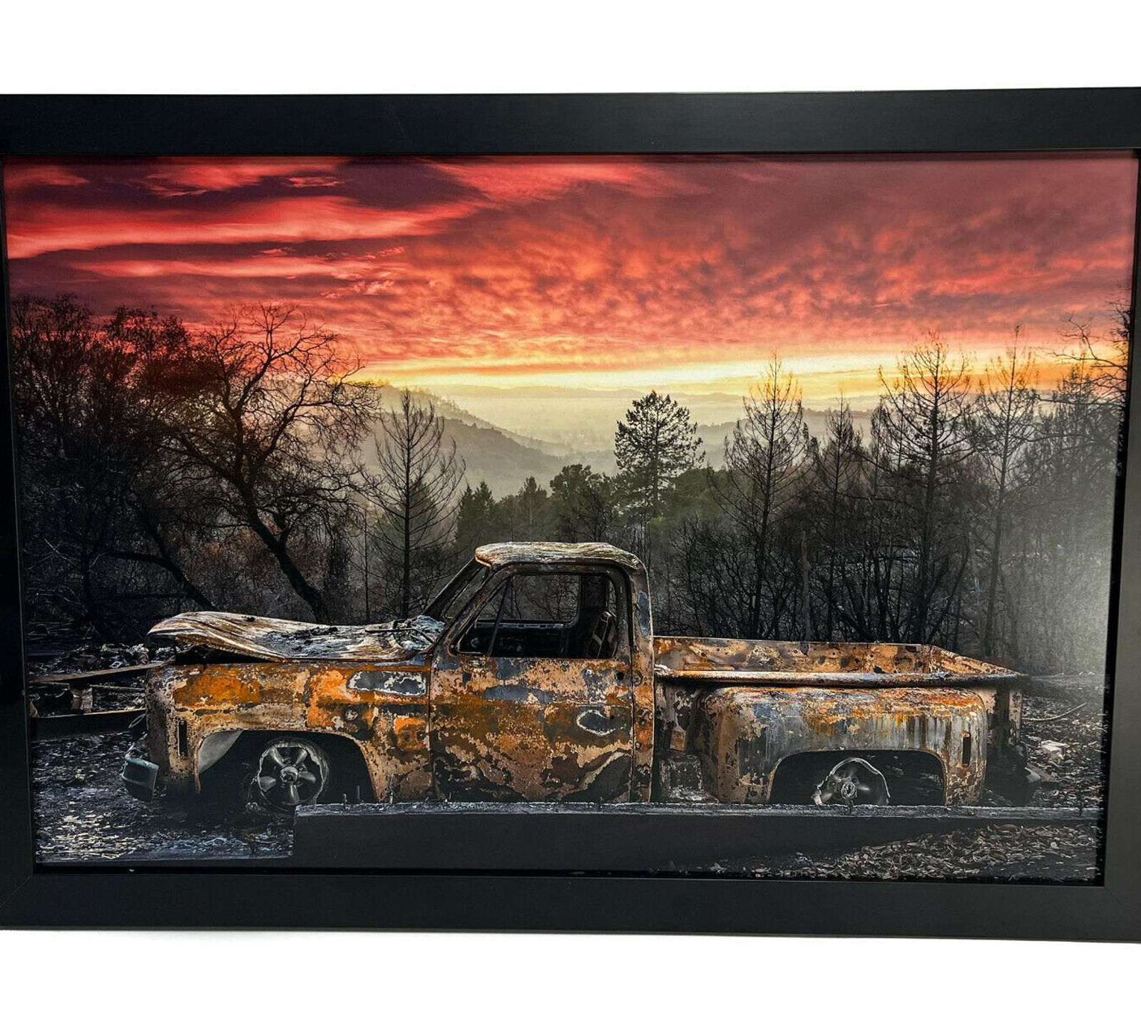 Scott Maddern (American 20th Century) Chromogenic Print Photograph Chevy Pickup