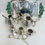 Thumbnail: Emilia Castillo Silver Mounted Semi Precious Stones Mixed Metal Tea Coffee Set