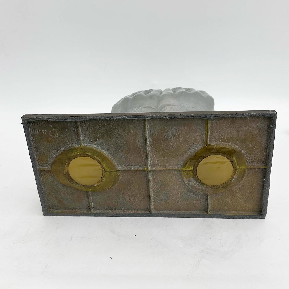Thumbnail: Daum Nancy Pate de Verre Glass Roland Topor Les Mains Sales with Box Ltd Ed/250