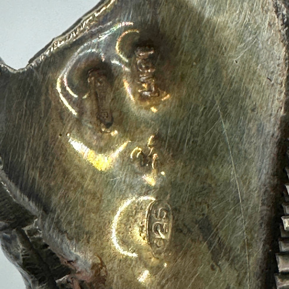 Thumbnail: Fratelli Lisi e Figli Italian 925 Silver & Gilt Seated Duck Sculpture