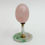 Thumbnail: Russian 18k Gold Jadeite Jade and Rose Quartz Carved Egg c1900