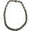 Thumbnail: 14k Yellow and Silver Topped Gold Old Mine Cut Diamond Link Necklace