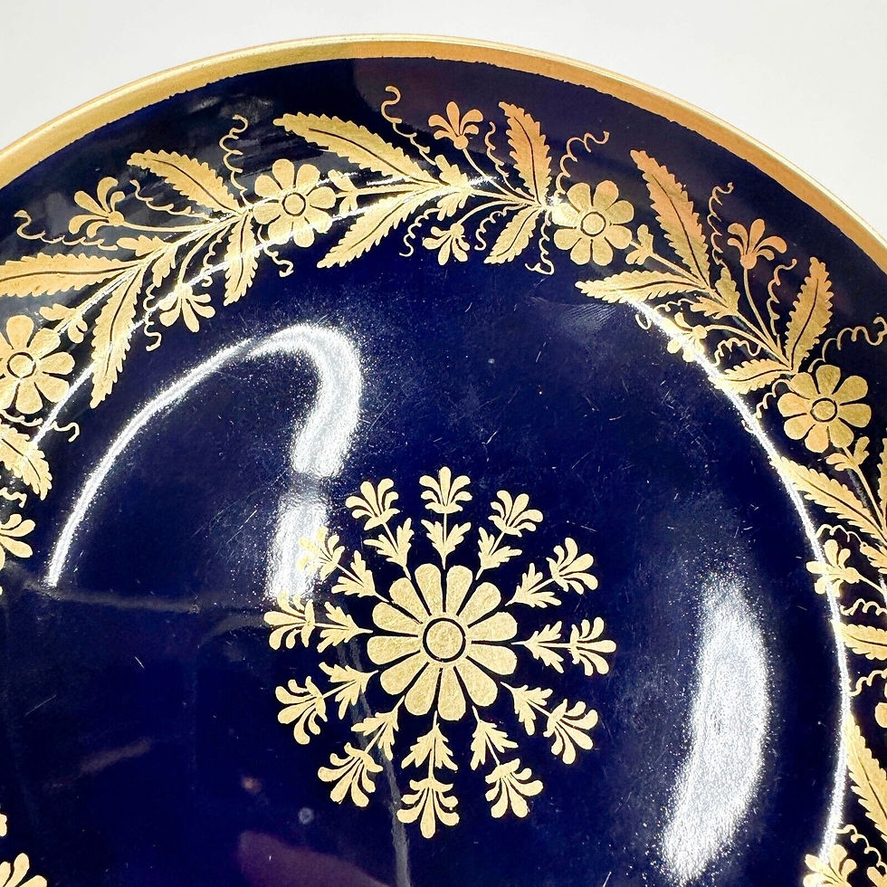 Thumbnail: Manufacture de Sevres Cup & Saucer Ch Tuileries Tasse The Coupe et Soucoupe 1844