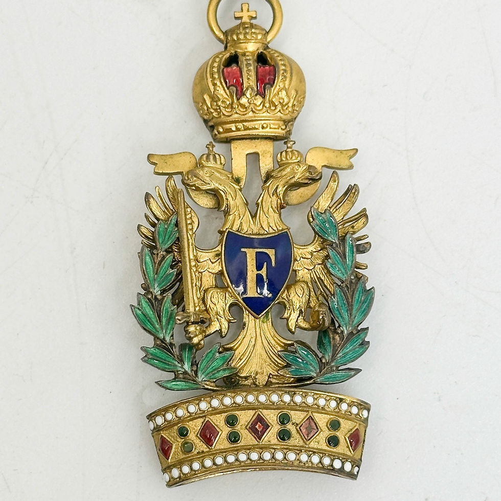 Thumbnail: Austrian Empire Imperial Order Of The Iron Crown 3 Class Knight Cross w/Box