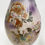 Thumbnail: Pair Japanese Satsuma Large Porcelain Vases Purple Enameled Flowers Showa Period