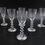 Thumbnail: 6 Baccarat France Crystal Glass Port Wine Goblets in Vega