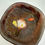 Thumbnail: Daum Nancy Acid Etched Cameo Art Glass Square Dish or Bowl Scarab & Acorn c1920