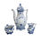 Thumbnail: Royal Copenhagen Denmark Porcelain Full Lace 3 Piece Coffee Set #1112 #1032 #128