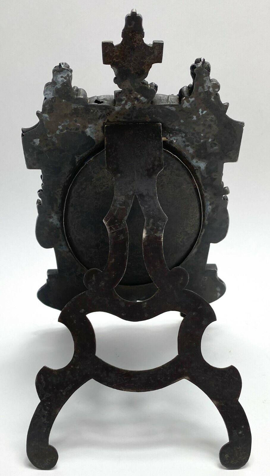 Thumbnail: French Silvered Bronze Mirror by Louis Théophile Hingre Oudry Foundry c1890