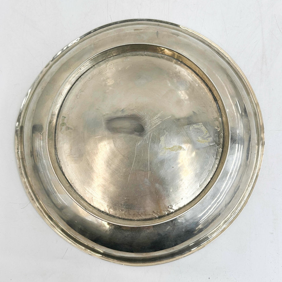 Thumbnail: Japanese Engraved Metal Bowl 1st half 20th century