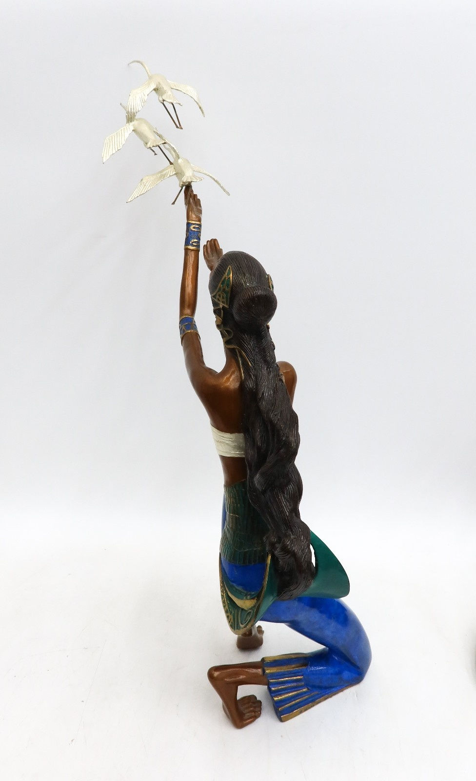 Thumbnail: Ting Shao Kuang (Chinese 1939) Cold Painted Bronze Flight Limited Edition of 199