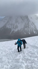Chegando ao cume do Parinacota
