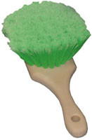 Soft Green Body Brush Polystyrene Bristles 8.5"